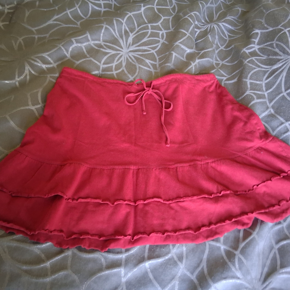 Women's Pink Ruffle Skirt
